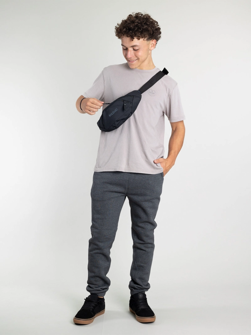 PANTALÓN DE BUZO JOGGER NIÑO POLEMIC FRANELA CON PUÑOS - 1