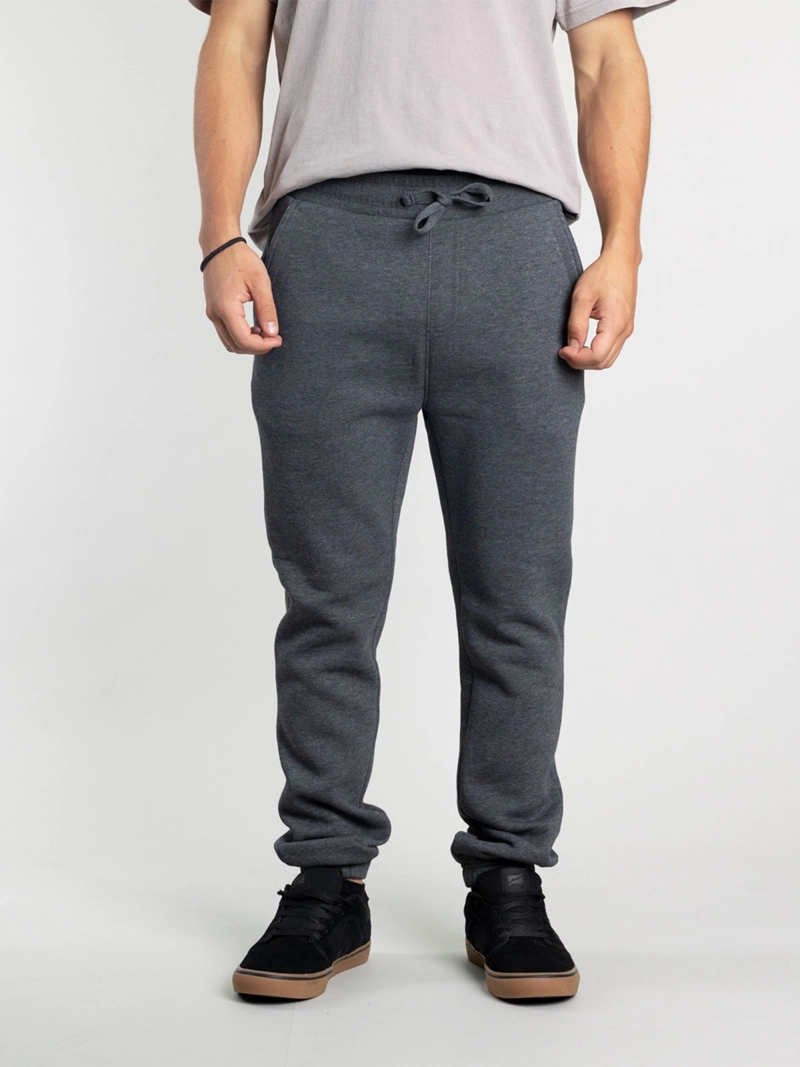 PANTALÓN DE BUZO JOGGER NIÑO POLEMIC FRANELA CON PUÑOS - 2
