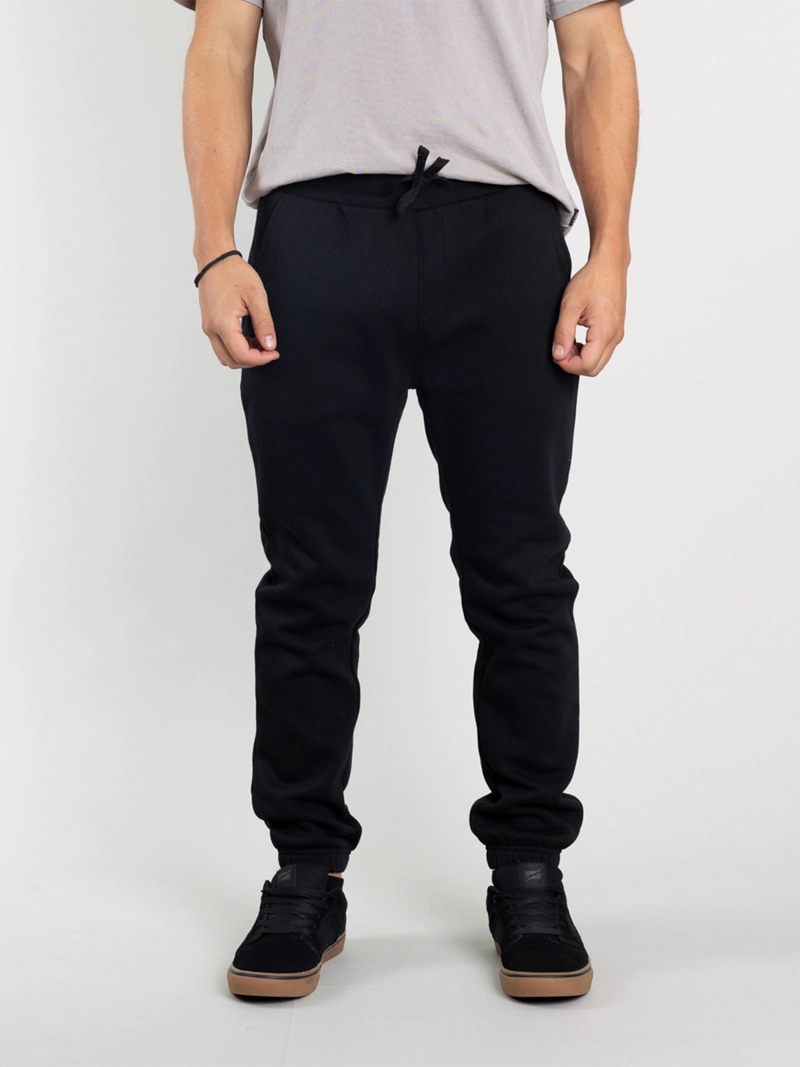PANTALÓN DE BUZO JOGGER NIÑO POLEMIC FRANELA CON PUÑOS - 2