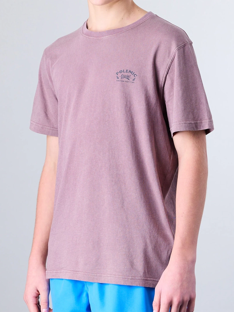 POLERA NIÑO POLEMIC MANGA CORTA LISA  - 4