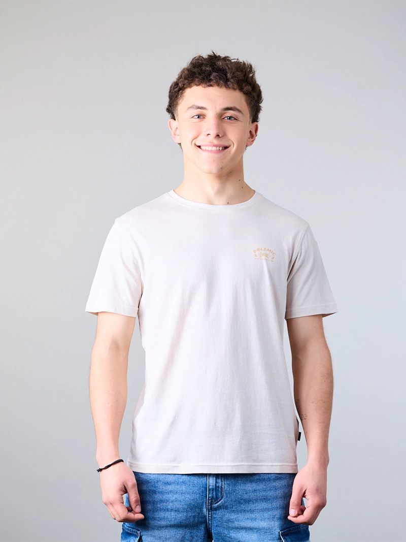 POLERA NIÑO POLEMIC MANGA CORTA LISA  - 1
