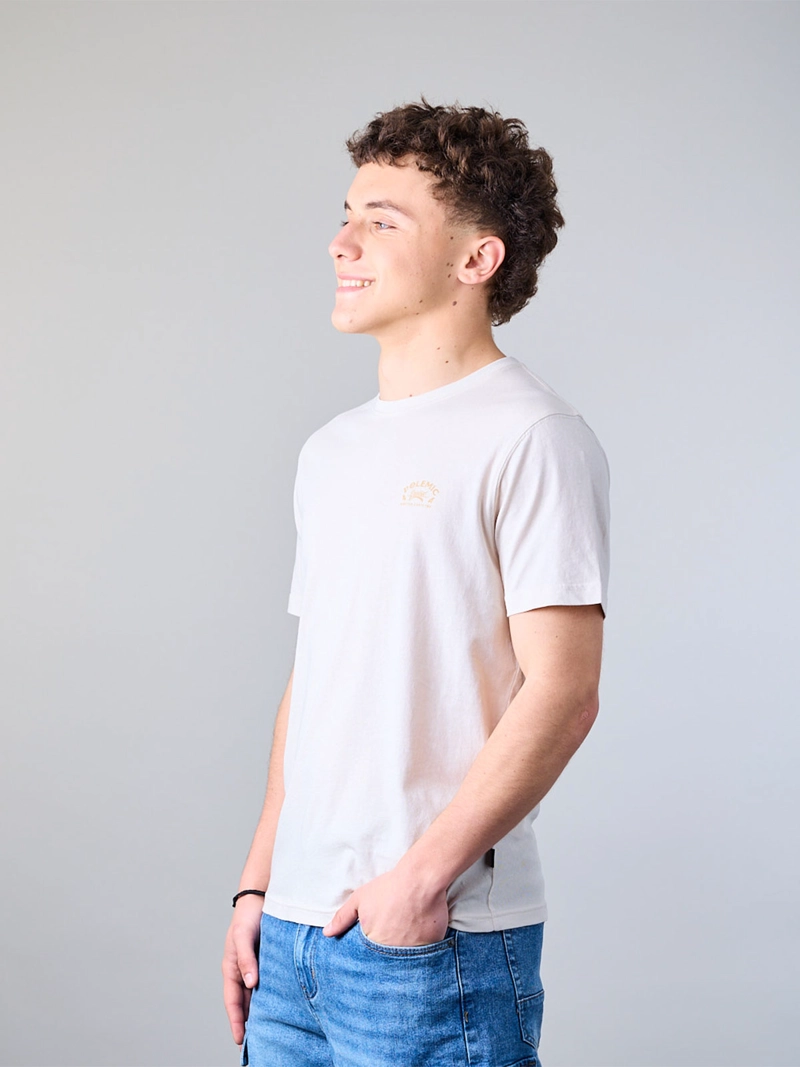 POLERA NIÑO POLEMIC MANGA CORTA LISA  - 2