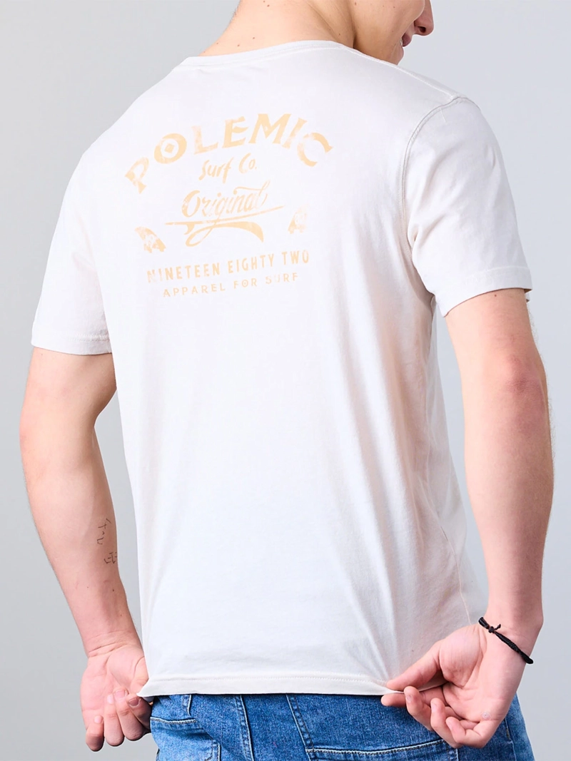 POLERA NIÑO POLEMIC MANGA CORTA LISA  - 4