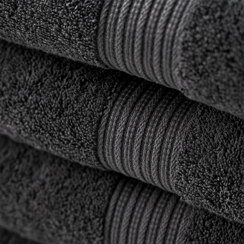TOALLA DE MANO CANNON HEM 50X90 CM NEGRO - 3