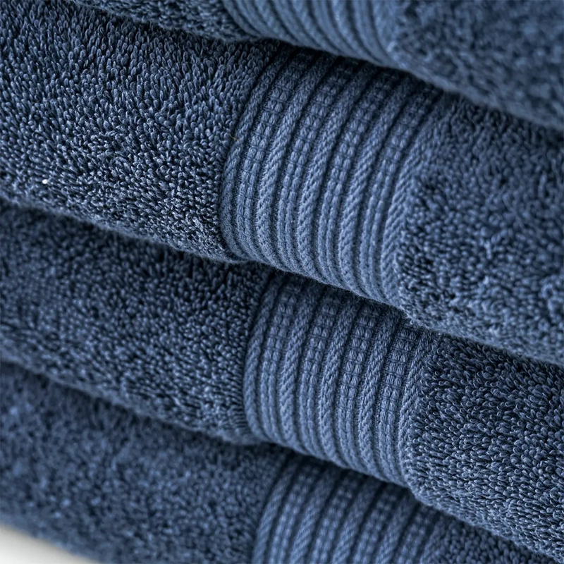 TOALLA DE BAÑO CANNON HEM 70X140 CM AZUL - 4