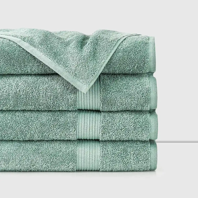 TOALLA DE BAÑO CANNON HEM 70X140 CM VERDE - 2
