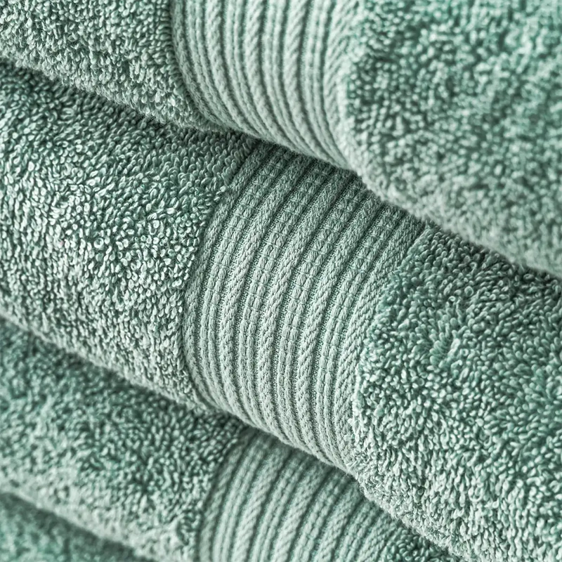 TOALLA DE BAÑO CANNON HEM 70X140 CM VERDE - 4