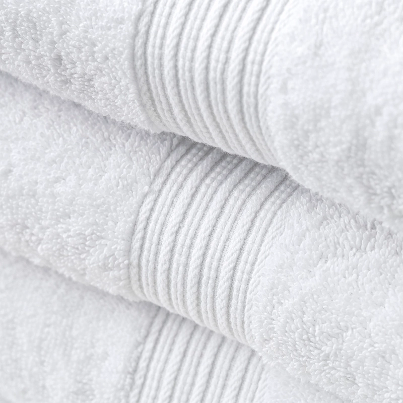 TOALLA DE MANO CANNON HEM 50X90 CM BLANCO - 3