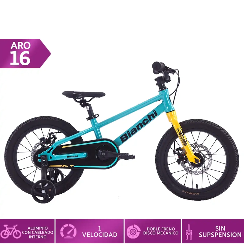 BICICLETA INFANTIL BIANCHI ALLOY  ARO 16  - 1