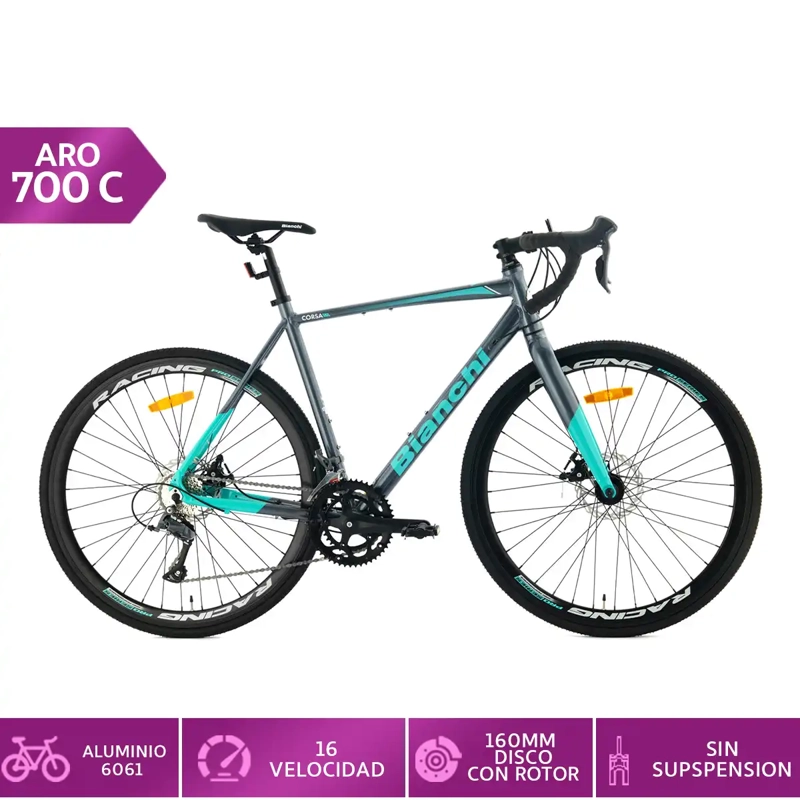BICICLETA BIANCHI CORSA SS H-56 - 1