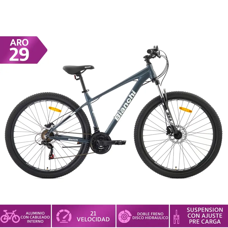 BICICLETA MOUNTAIN BIKE BIANCHI GENESIS ARO 29 - 1