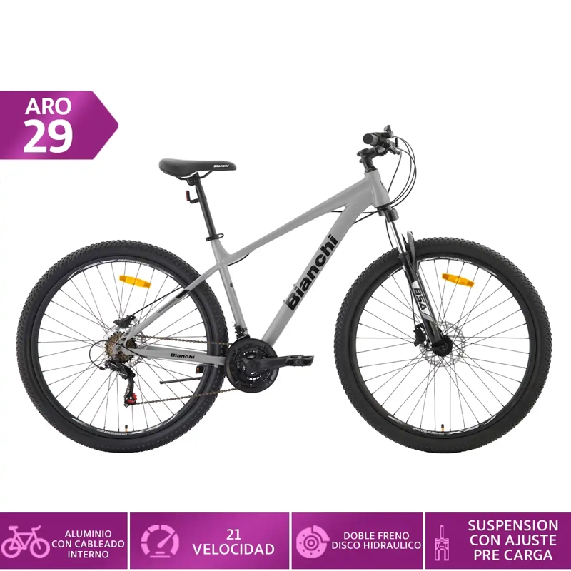 BICICLETA MOUNTAIN BIKE BIANCHI GENESIS ARO 29 - 1