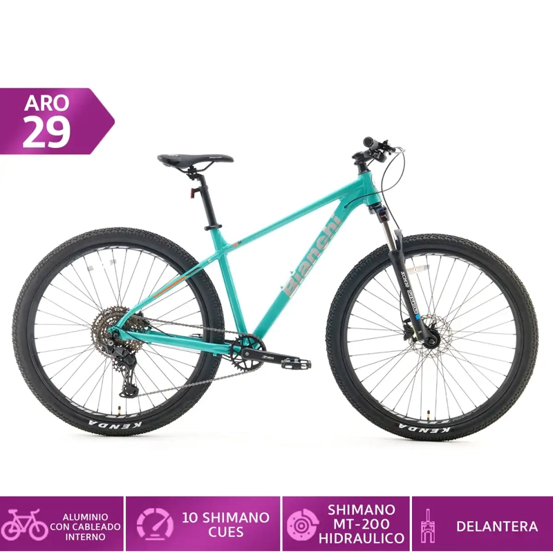 BICICLETA MOUNTAIN BIKE BIANCHI PEREGRINE ARO 29  - 1