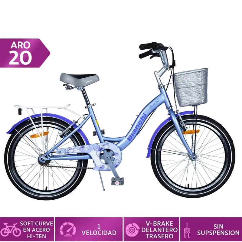 BICICLETA BIANCHI STREET ARO 20 - 1