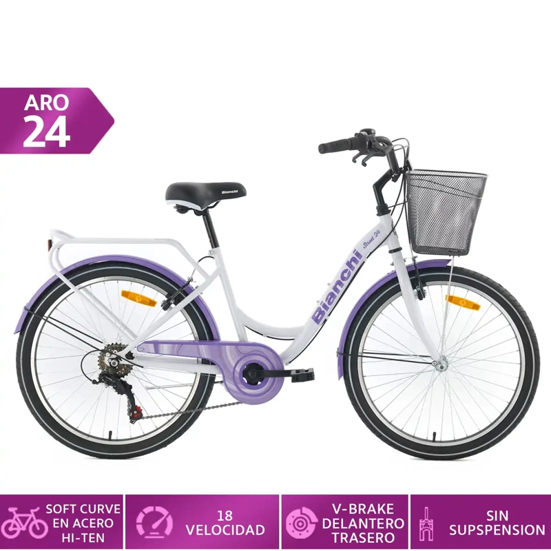 BICICLETA BIANCHI STREET ARO 24 - 1