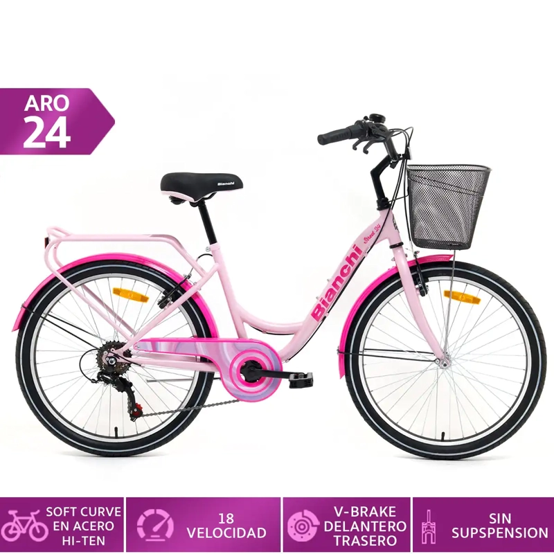 BICICLETA BIANCHI STREET ARO 24 - 1