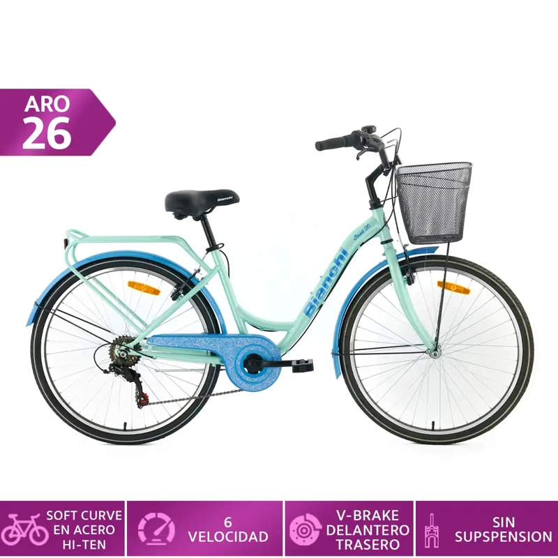 BICICLETA BIANCHI STREET ARO 26 - 1