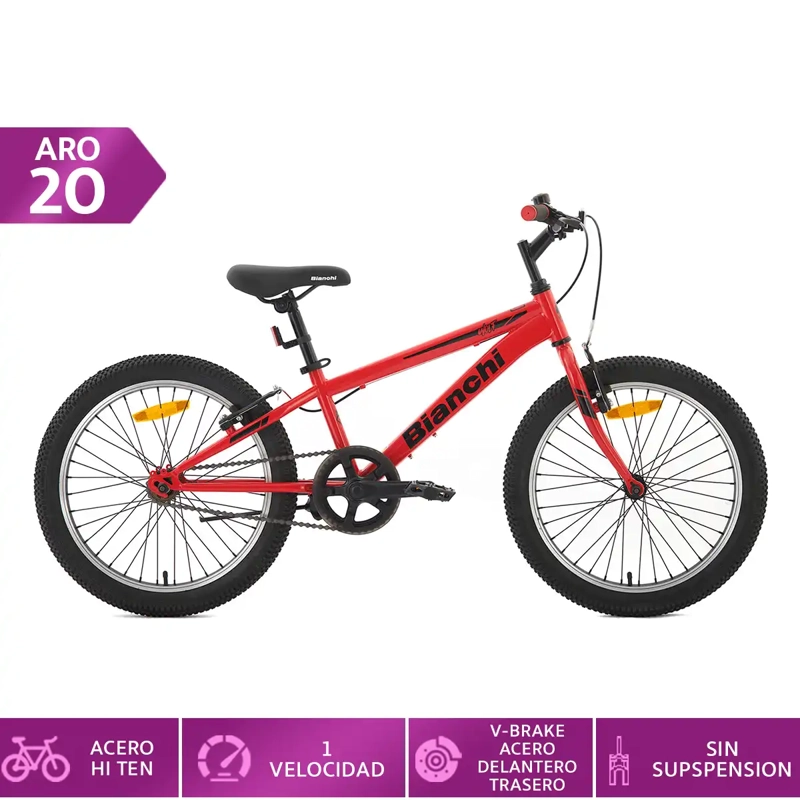 BICICLETA INFANTIL BIANCHI WOLF ARO 20 - 1