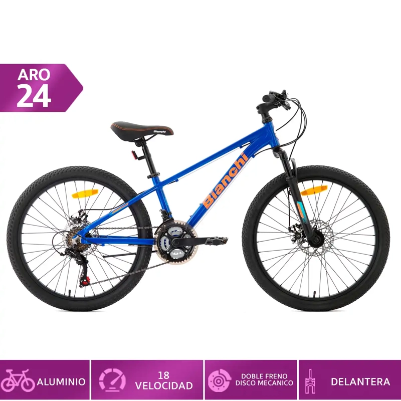 BICICLETA MOUNTAIN BIKE BIANCHI XC  ARO 24 - 1