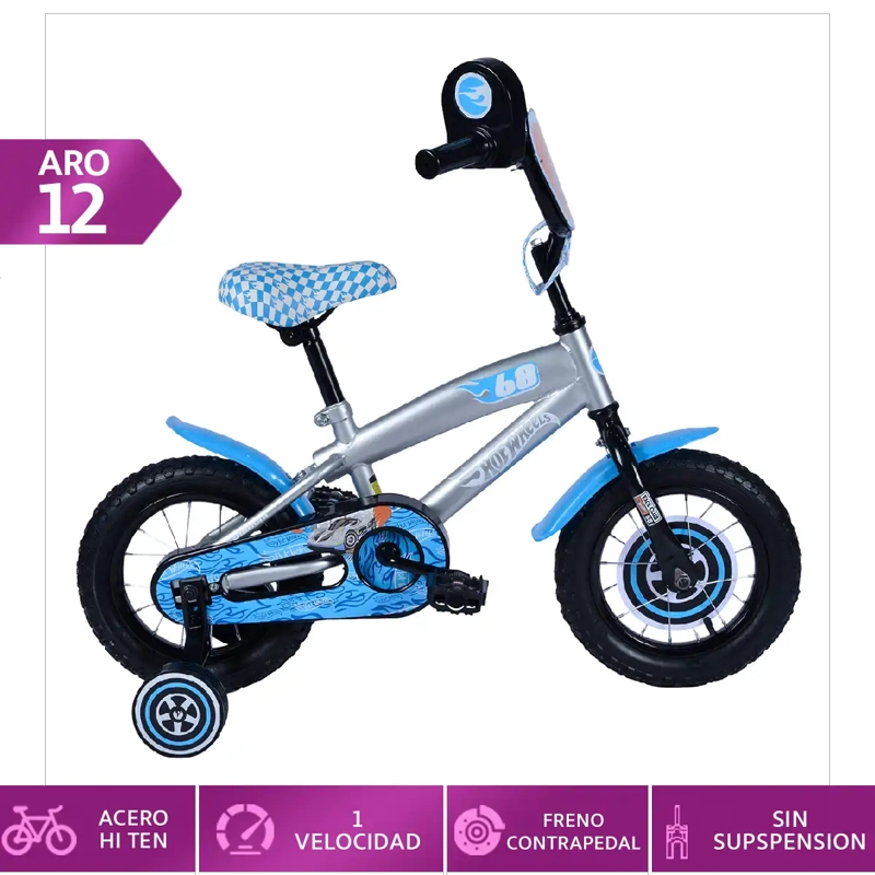 BICICLETA INFANTIL BIANCHI HOTWHEELS ARO 12 - 1