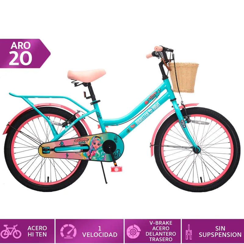 BICICLETA INFANTIL BIANCHI MONSTER HIGH ARO 20 - 1