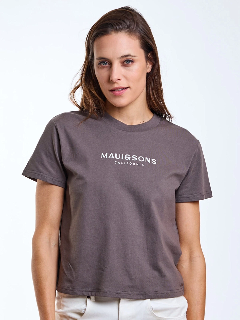POLERA MUJER MAUI AND SONS ALGODÓN MANGA CORTA - 3
