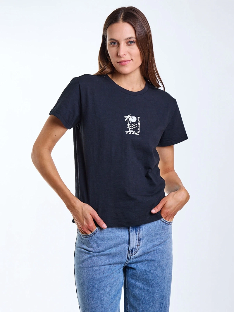 POLERA MUJER MAUI AND SONS ALGODÓN MANGA CORTA - 2