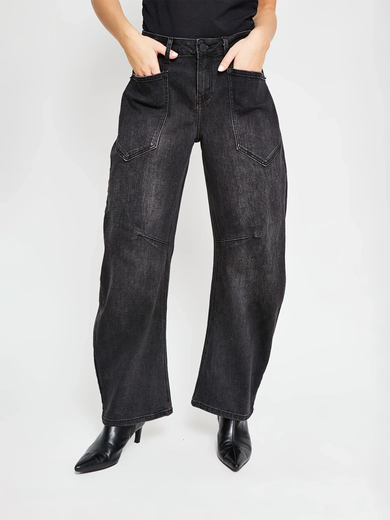 JEANS MUJER ELLUS ALGODÓN BAGGY - 2