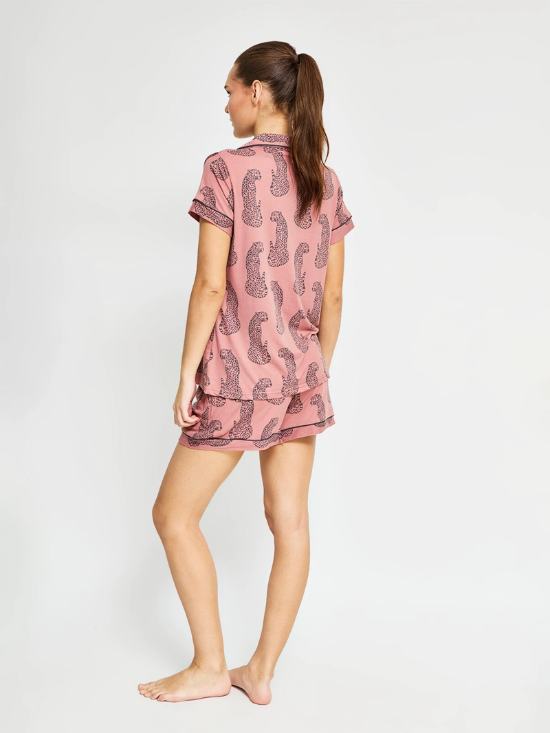 PIJAMA MUJER KAYSER CORTO ABOTONADO SUPER SOFT - 3