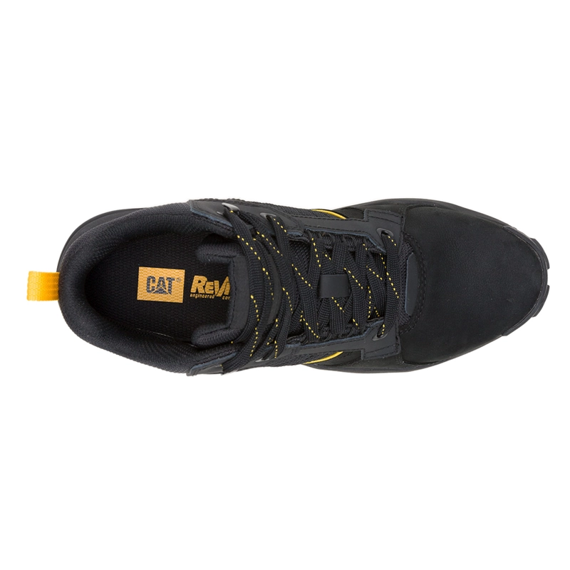 BOTINES HOMBRE CATERPILLAR AZUL GRAPPLE LEATHER MID CUERO - 6