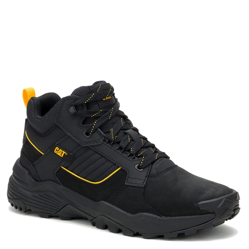 BOTINES HOMBRE CATERPILLAR AZUL GRAPPLE LEATHER MID CUERO - 2