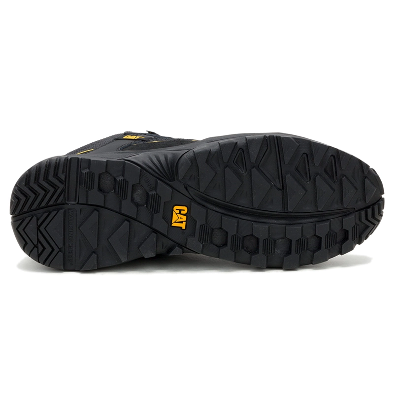 BOTINES HOMBRE CATERPILLAR AZUL GRAPPLE LEATHER MID CUERO - 7