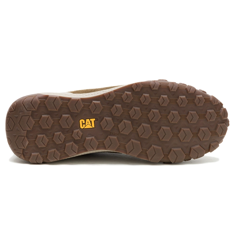 ZAPATILLAS HOMBRE CATERPILLAR URBANAS CAFÉ HEX READY T-TOE  CUERO - 6
