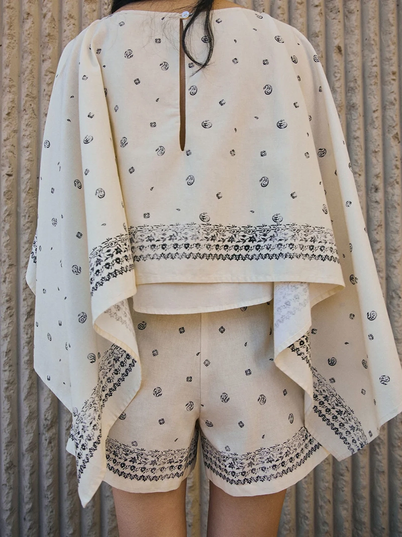 SHORT MUJER SFERA ALGODÓN ESTAMPADO - 3