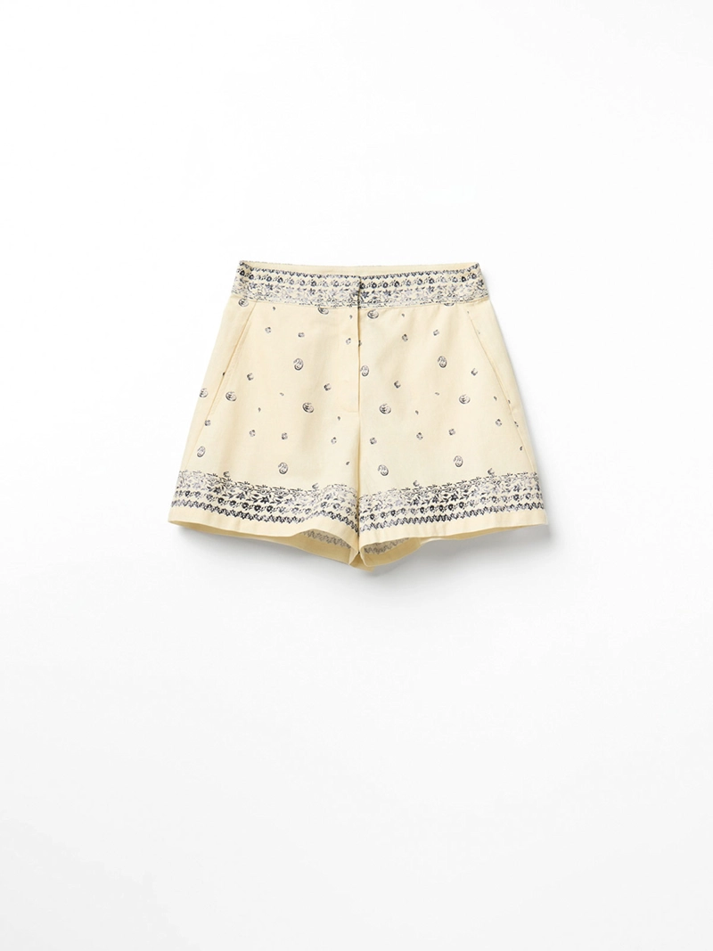 SHORT MUJER SFERA ALGODÓN ESTAMPADO - 4