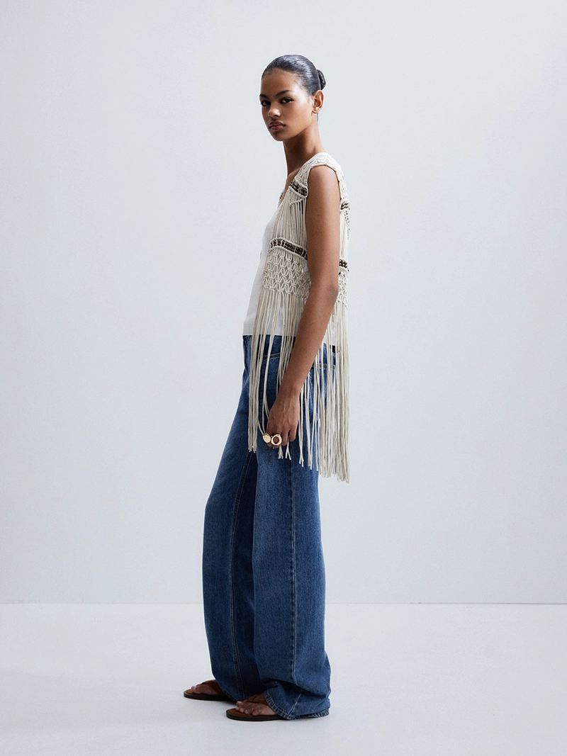 SWEATER MUJER SFERA ALGODÓN MACRAMÉ - 3