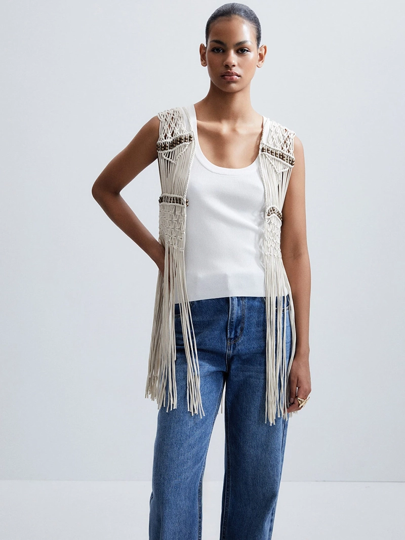 SWEATER MUJER SFERA ALGODÓN MACRAMÉ - 2