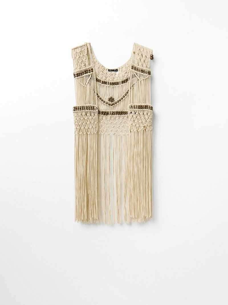SWEATER MUJER SFERA ALGODÓN MACRAMÉ - 5