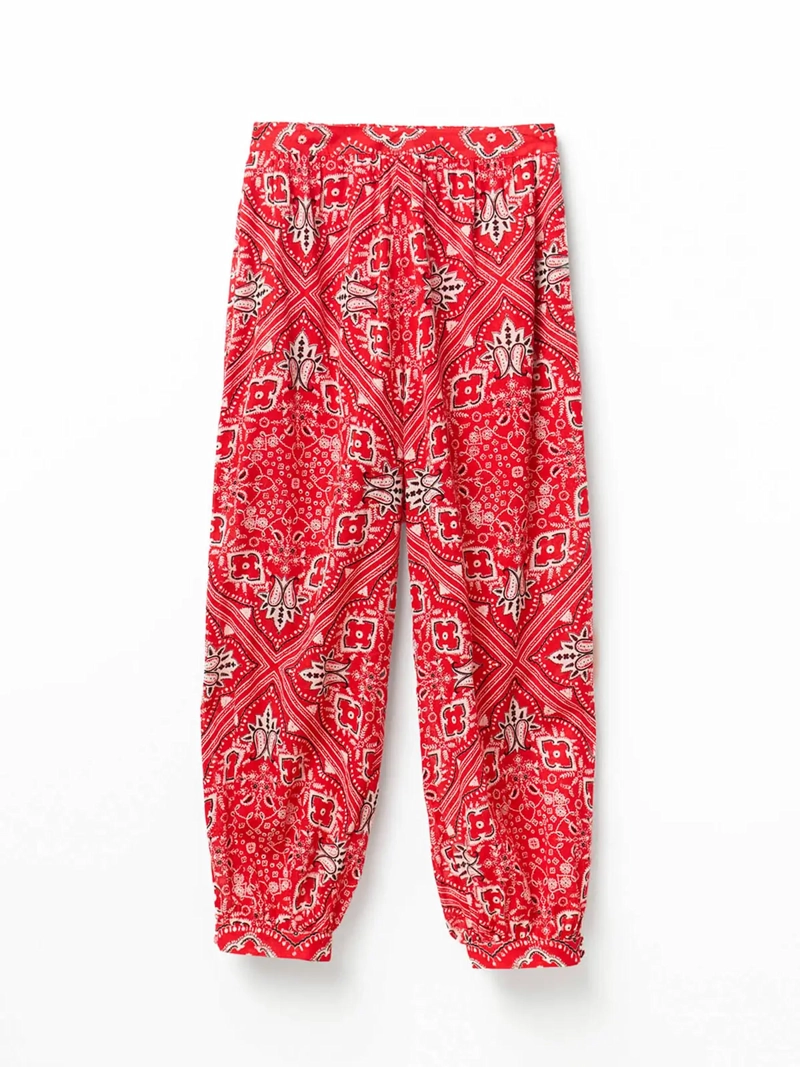 PANTALÓN MUJER SFERA ALGODÓN BOMBACHO - 7