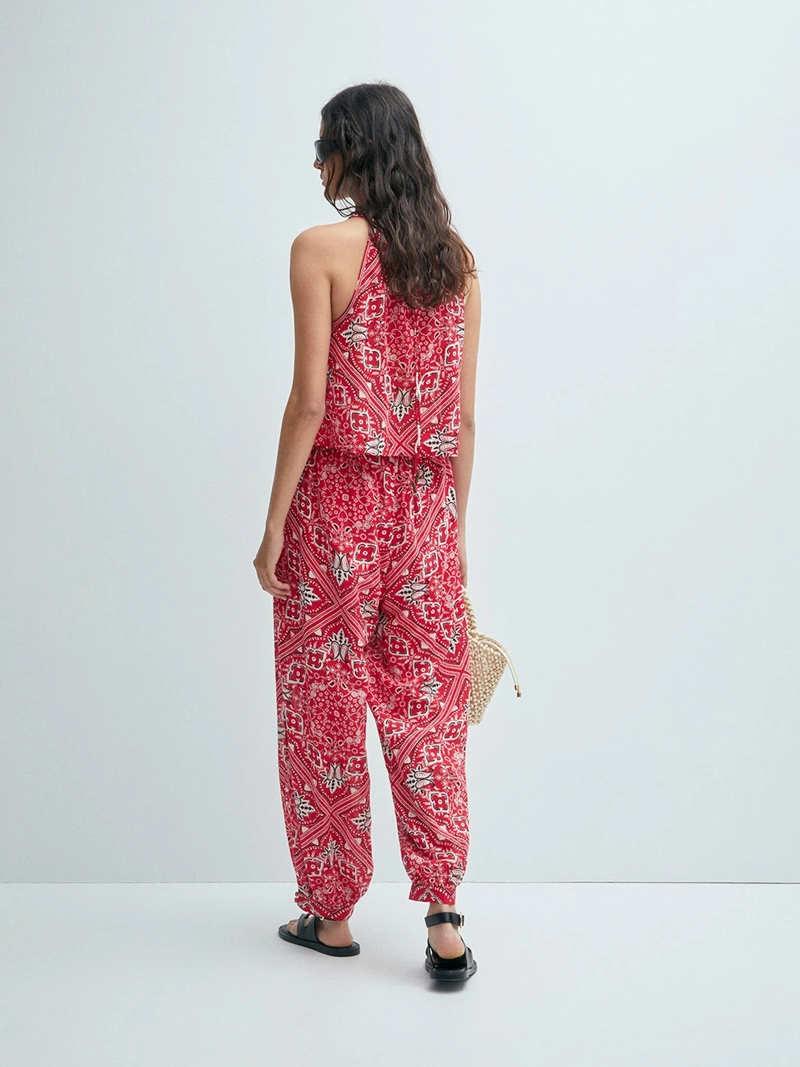 PANTALÓN MUJER SFERA ALGODÓN BOMBACHO - 6
