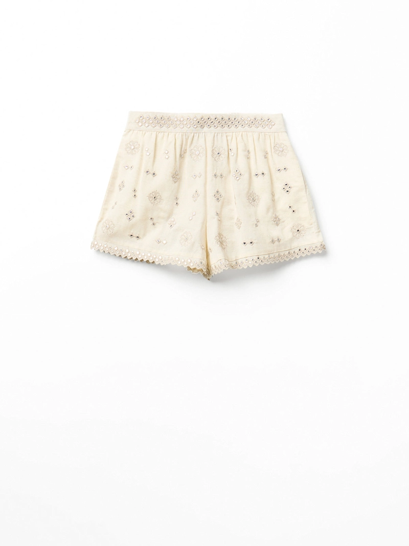 SHORT MUJER SFERA BORDADO - 5