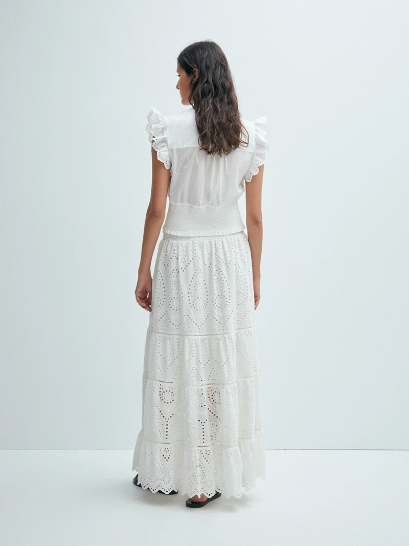 BLUSA MUJER SFERA ALGODÓN CORTA - 4
