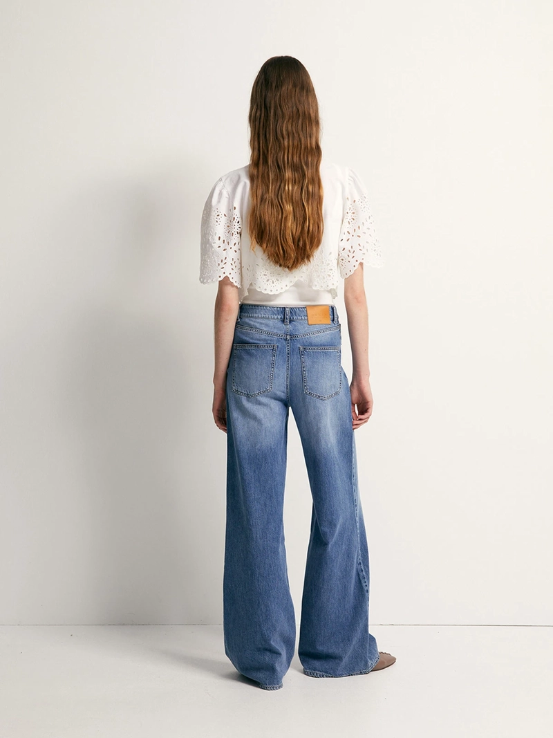 BLUSA MUJER SFERA ALGODÓN MANGA CORTA - 3