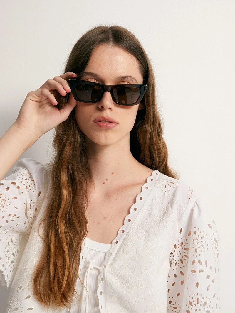 BLUSA MUJER SFERA ALGODÓN MANGA CORTA - 4