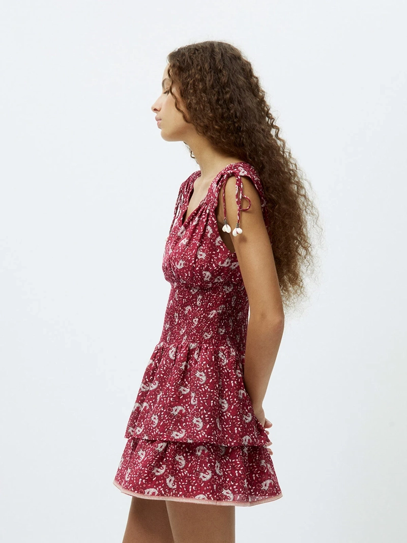 VESTIDO MUJER SFERA ALGODÓN ESTAMPADO - 3