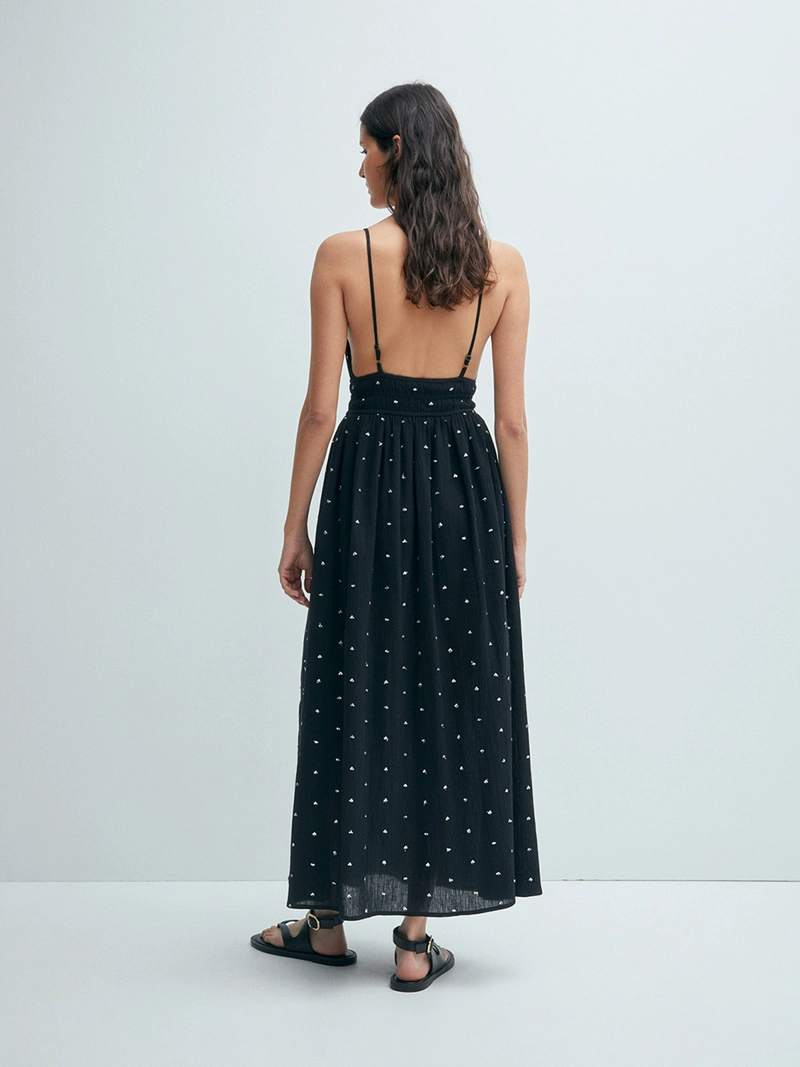 VESTIDO MUJER SFERA ALGODÓN TIRANTES - 4