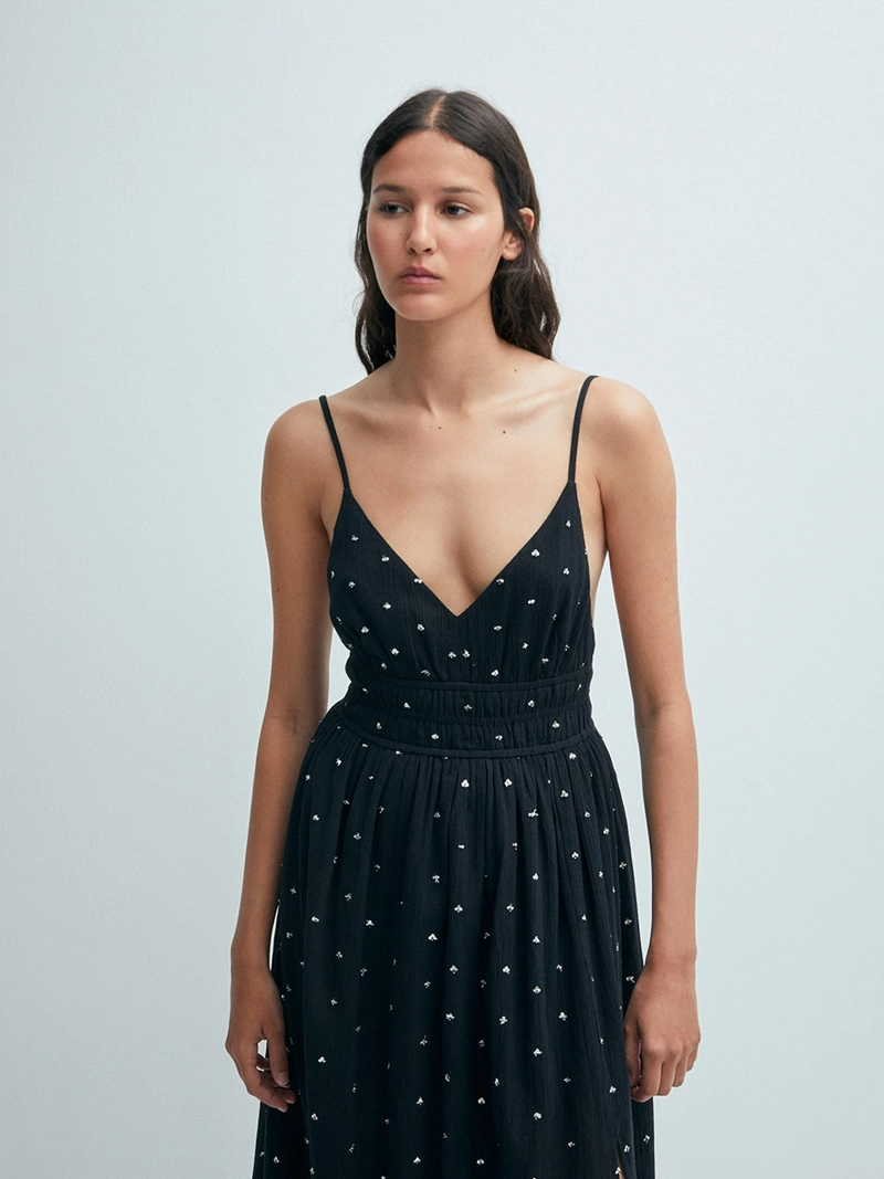 VESTIDO MUJER SFERA ALGODÓN TIRANTES - 5
