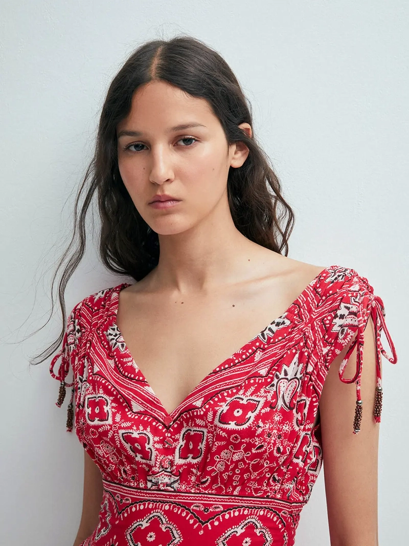 VESTIDO MUJER SFERA ALGODÓN  - 5