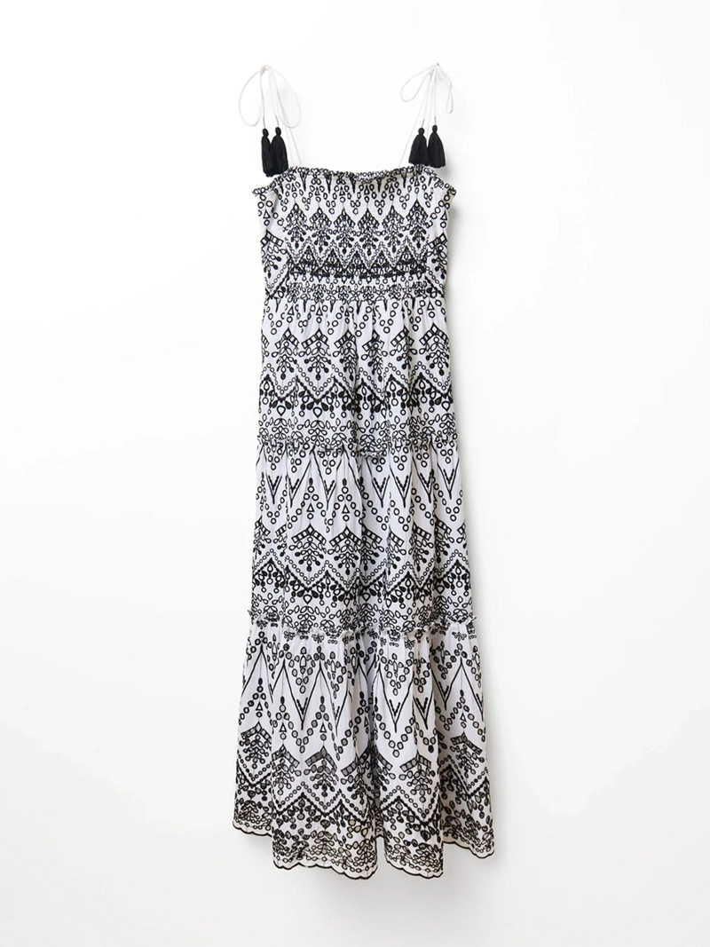 VESTIDO MUJER SFERA ALGODÓN LARGO - 6