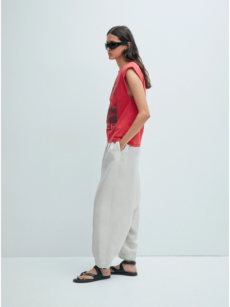 POLERA MUJER SFERA ALGODÓN SIN MANGAS - 5
